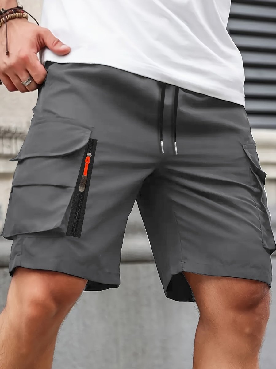 Short cargo léger à poches zippées pour homme | Montelac - Montelac