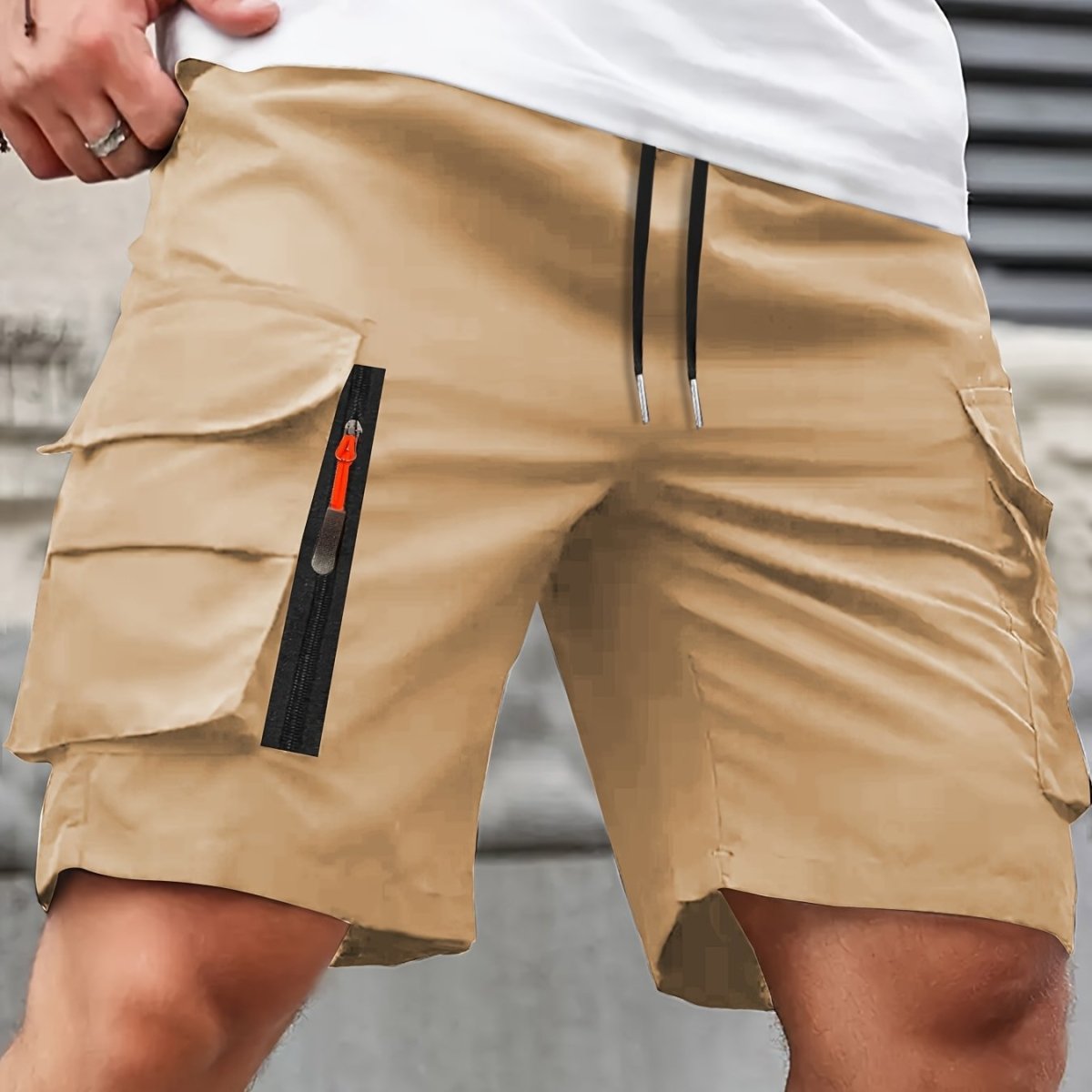 Short cargo léger à poches zippées pour homme | Montelac - Montelac