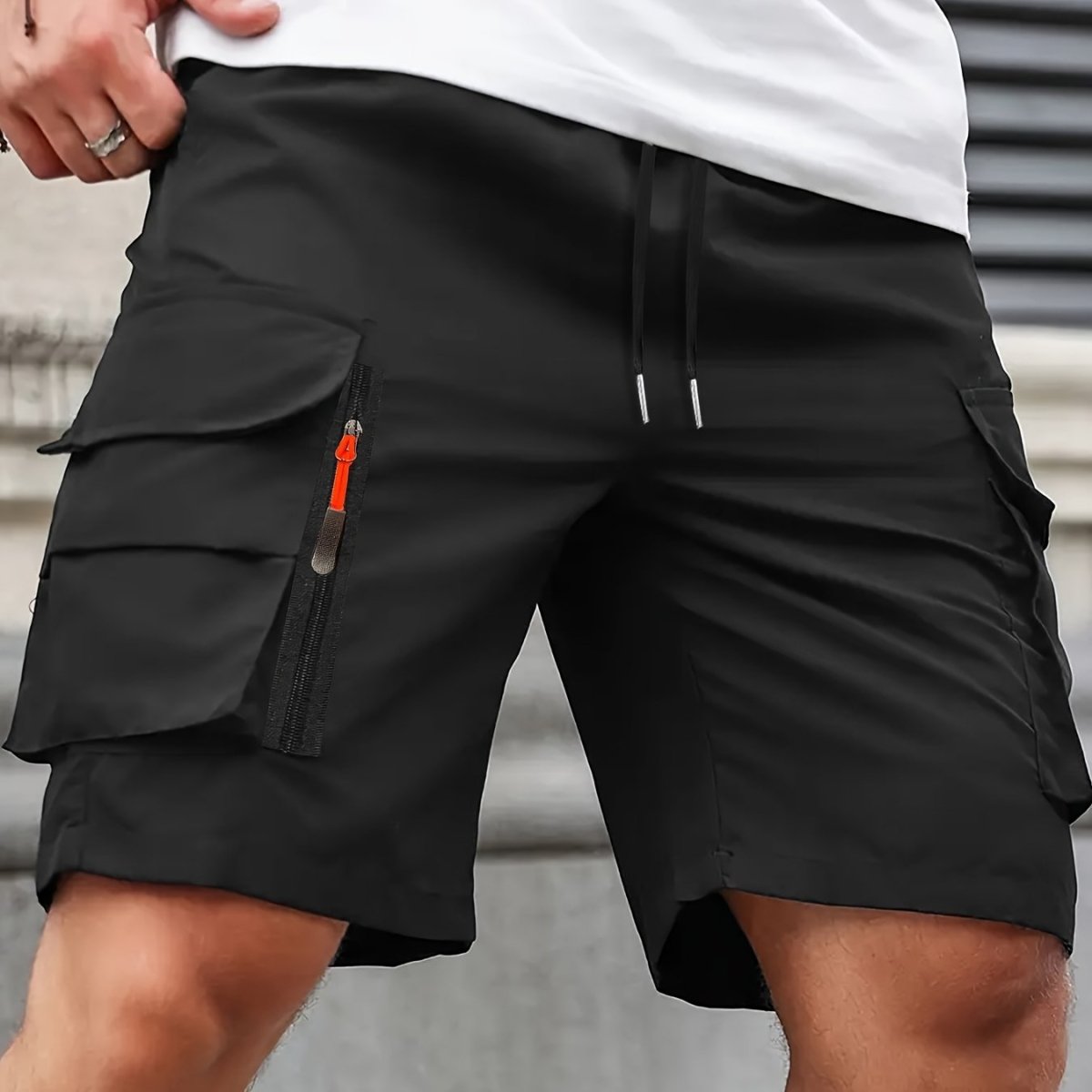 Short cargo léger à poches zippées pour homme | Montelac - Montelac