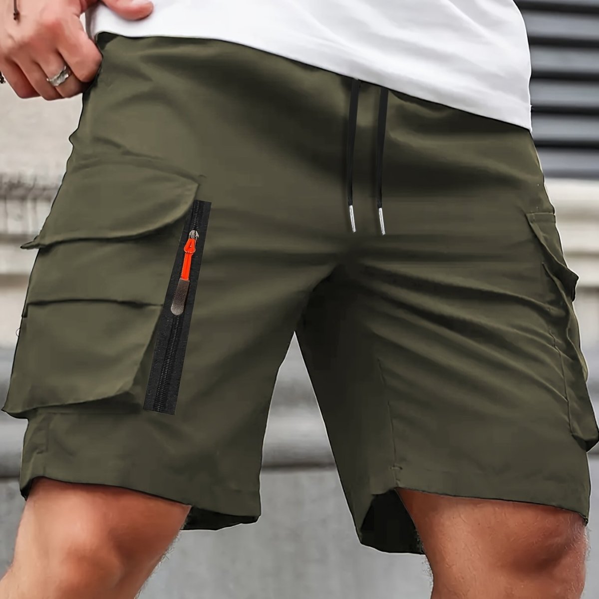 Short cargo léger à poches zippées pour homme | Montelac - Montelac
