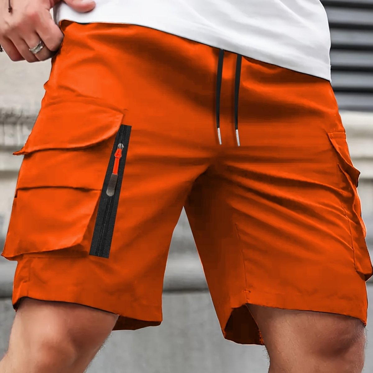 Short cargo léger à poches zippées pour homme | Montelac - Montelac