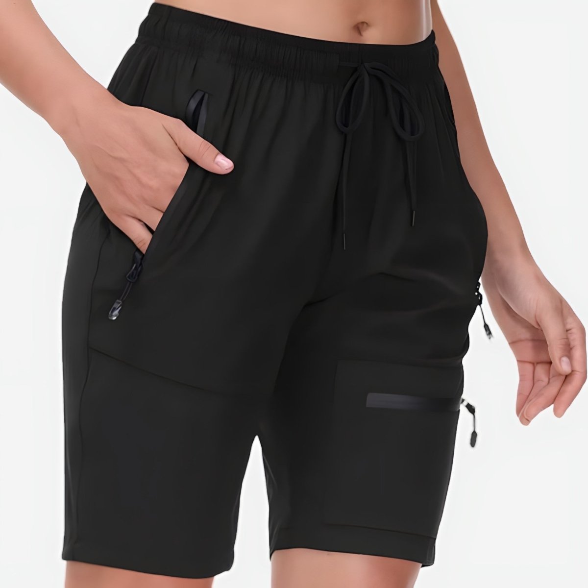 Short de randonnée léger et respirant avec poches pour femme - Montelac