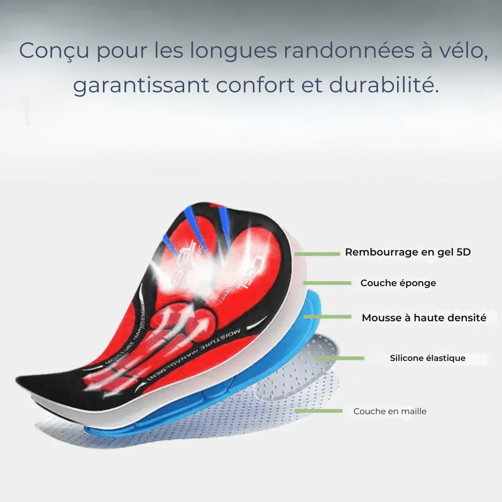 Sous - short rembourré avec insert en gel respirant | Montelac - Montelac
