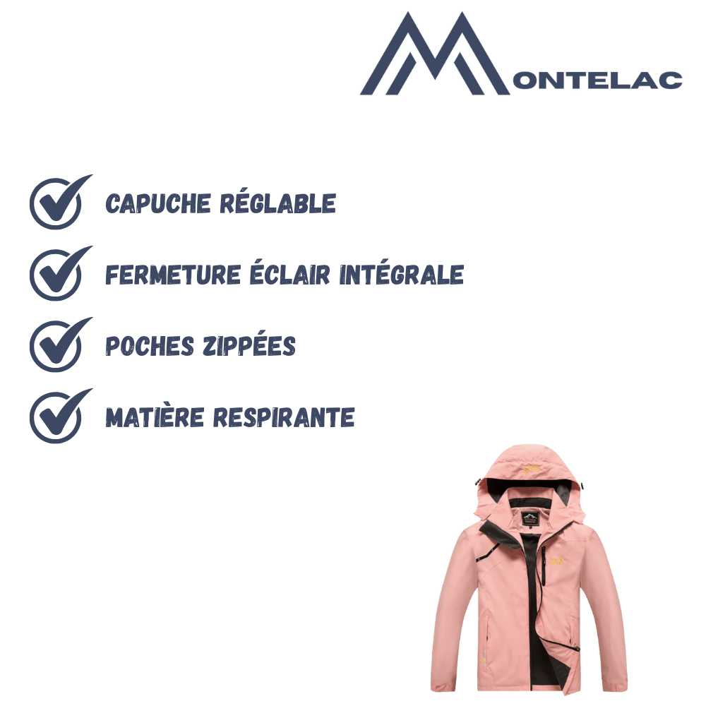 Veste de plein air femme légère résistante à l’eau | Montelac - Montelac