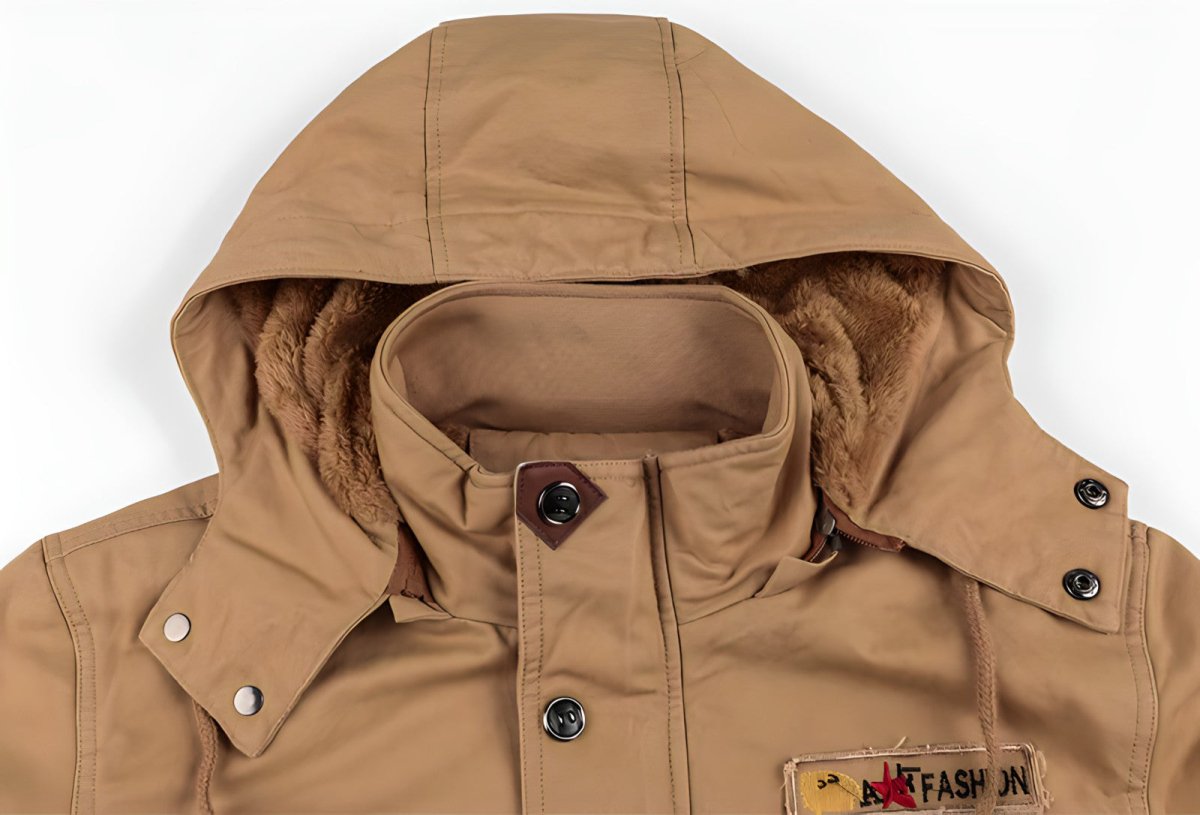 Veste de plein air isolante à capuche polaire multi - poches | Montelac - Montelac