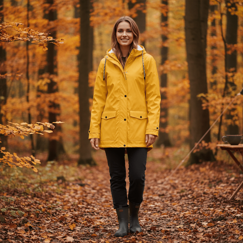 Veste imperméable coupe - vent avec capuche pour femme | Montelac - Montelac