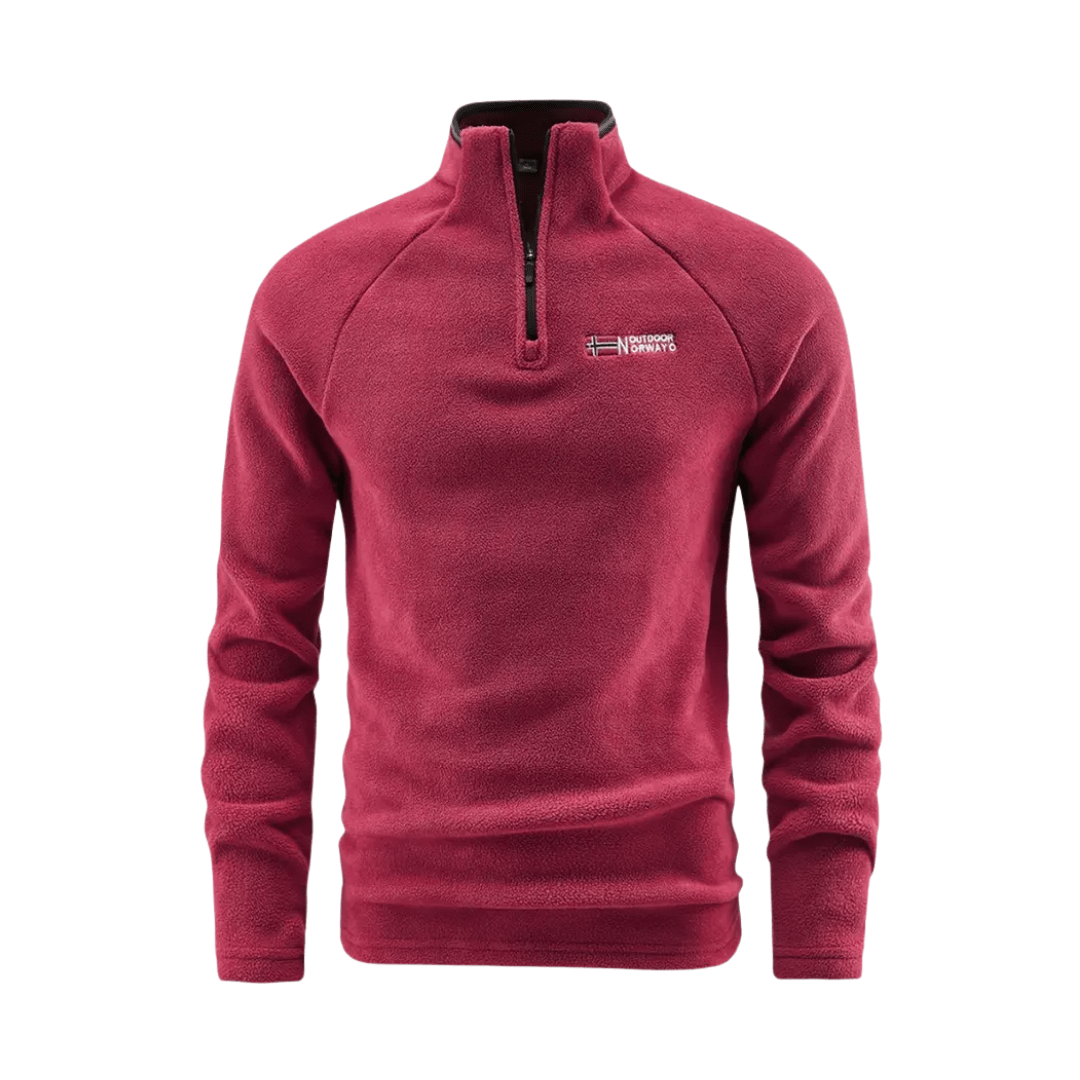 Veste polaire thermique demi - zip respirante pour homme | Montelac - Montelac