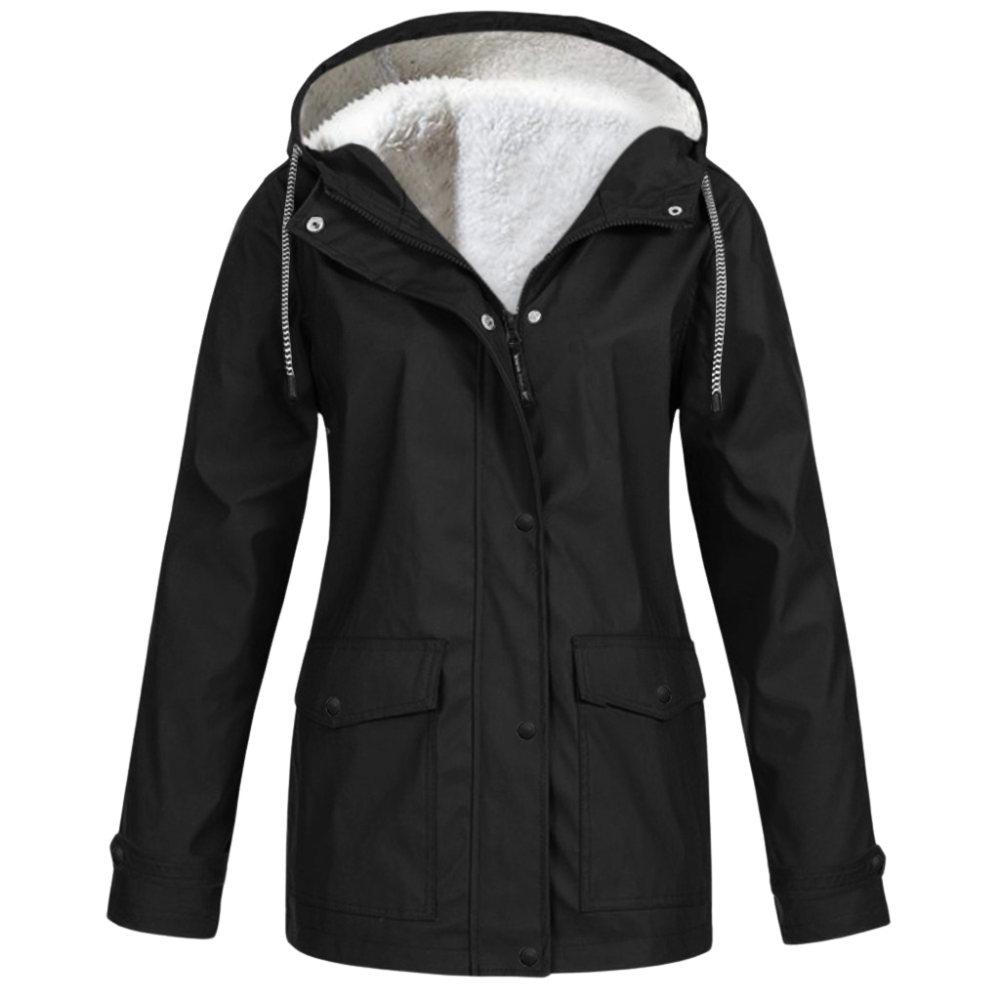 Veste imperméable coupe-vent avec capuche pour femme | Montelac
