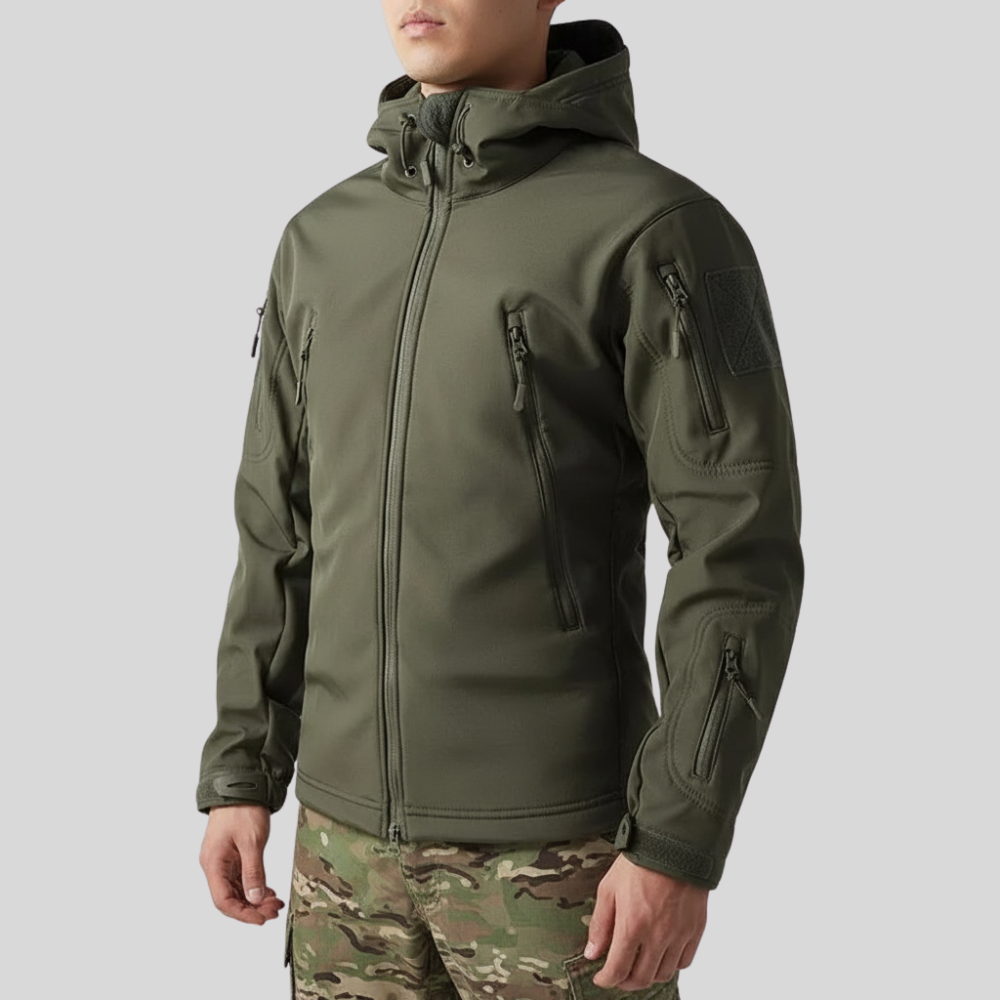 Veste softshell homme coupe-vent doublée polaire respirante | Montelac