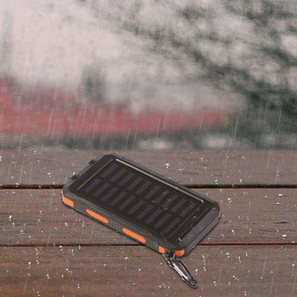Batterie externe solaire étanche et antichoc 10 000 mAh | Montelac - Montelac