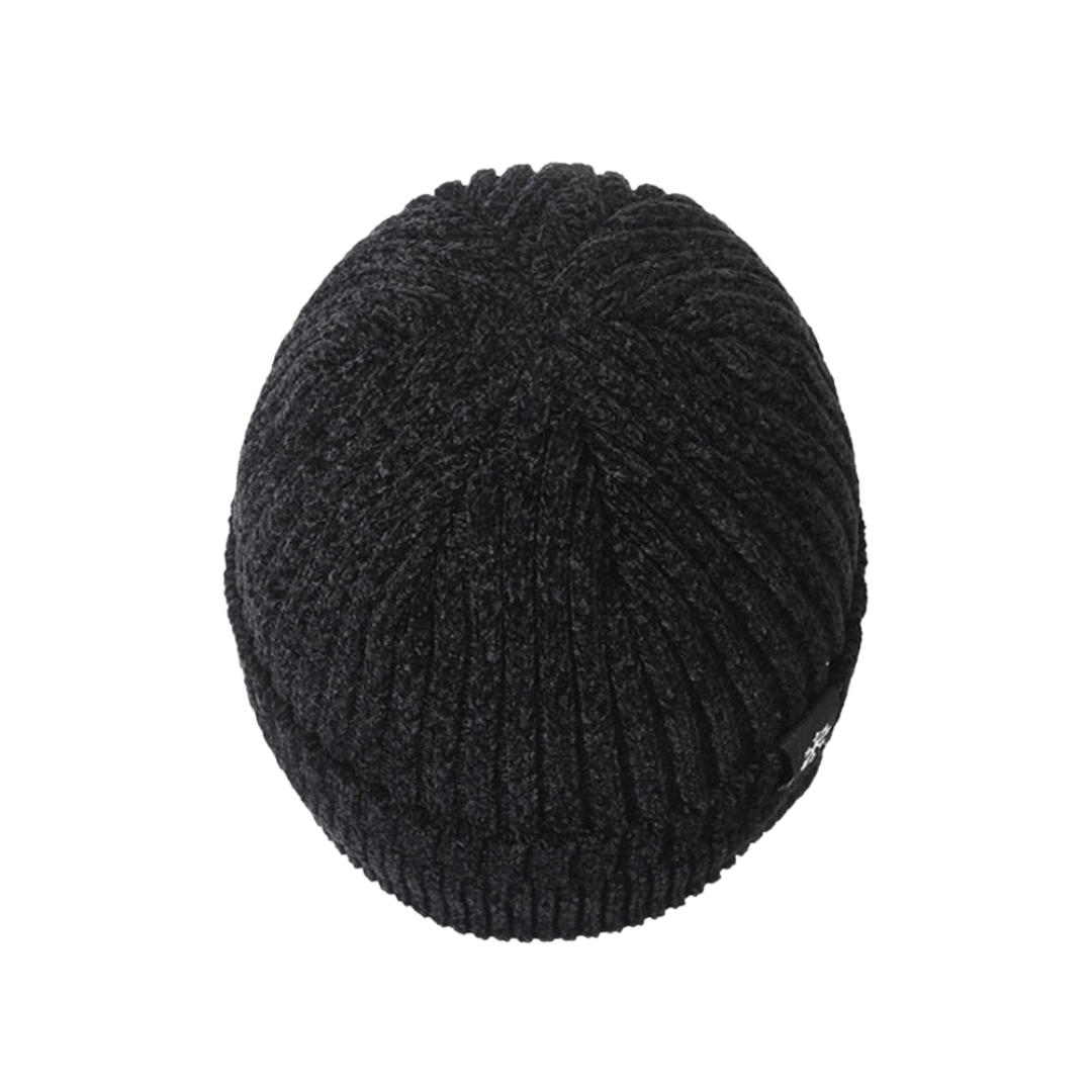 Bonnet d’hiver tricoté doublé polaire avec couvre - oreilles - Montelac