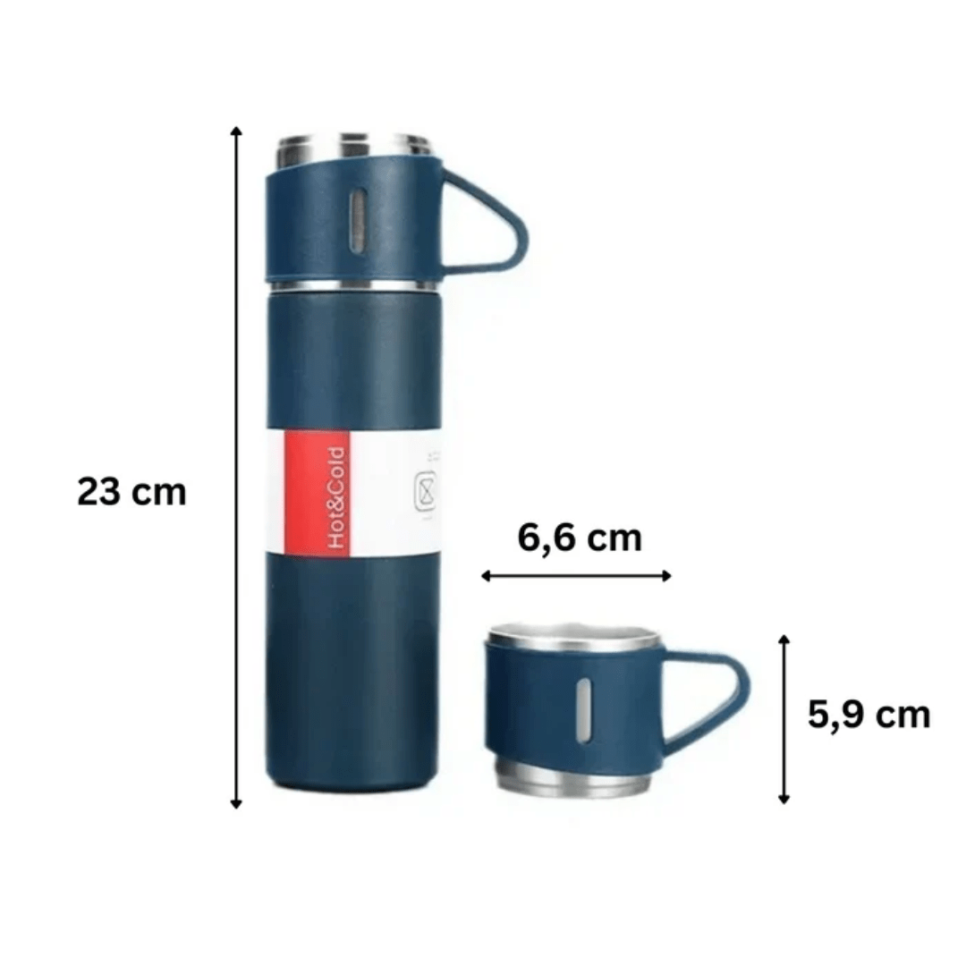 Bouteille isotherme inox 500 ml isolée sous vide - Montelac