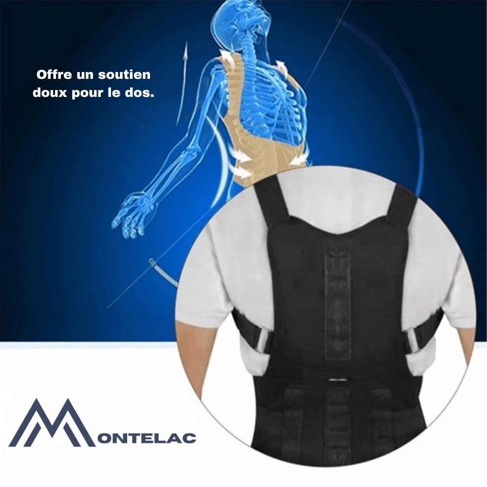 Ceinture de soutien dorsale réglable légère | Montelac - Montelac