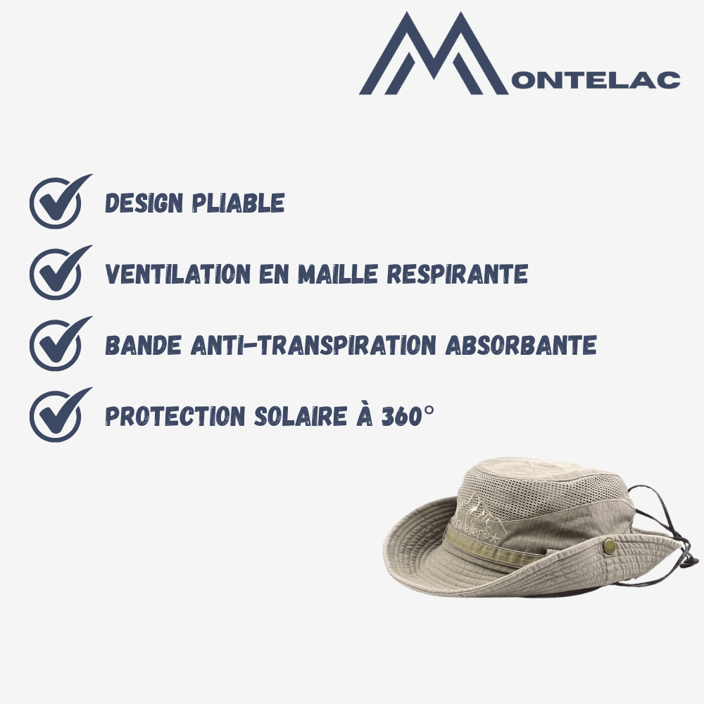 Chapeau Panama respirant léger | Montelac - Montelac