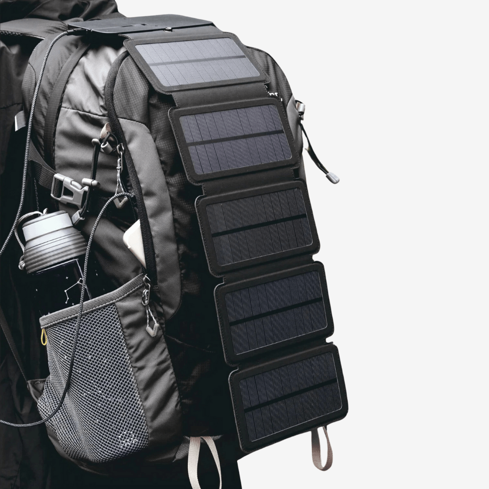 Chargeur solaire portable léger pour activités extérieures - Montelac