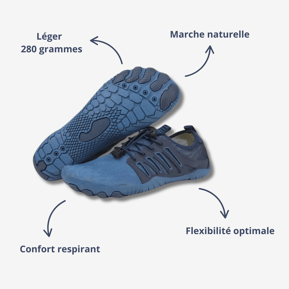 Chaussures minimalistes légères et respirantes pour la marche | Montelac - Montelac