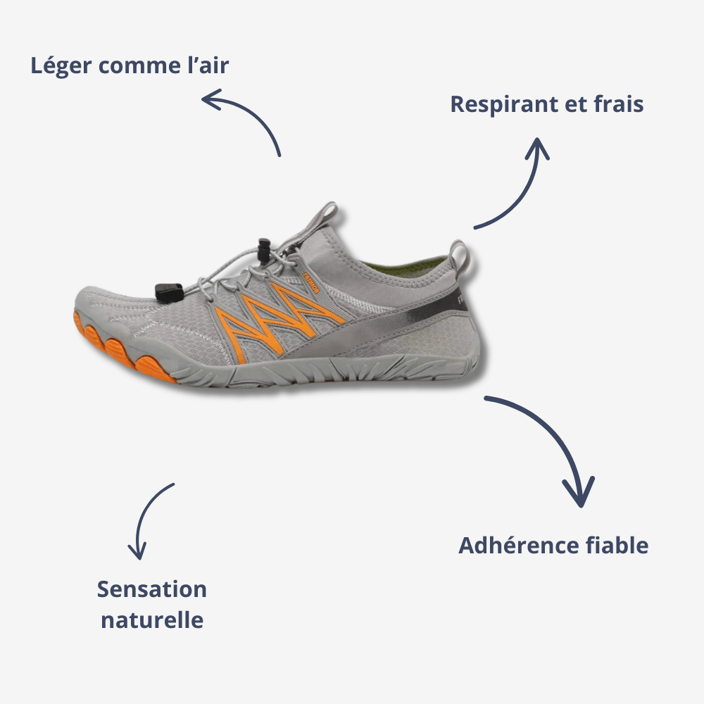 Chaussures minimalistes légères pour marche en plein air - Montelac