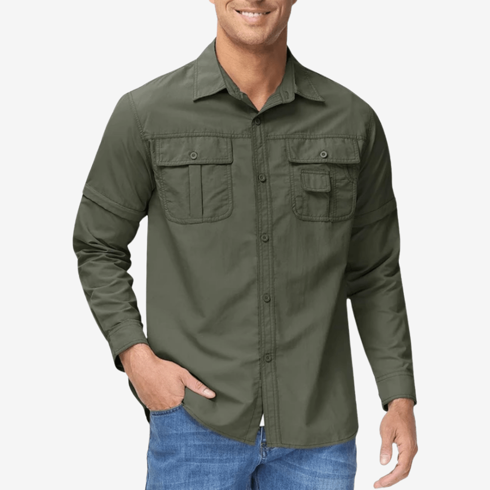 Chemise de randonnée respirante à manches amovibles | Montelac - Montelac