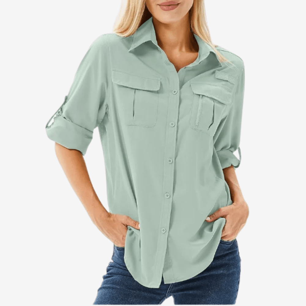 Chemise de randonnée respirante à manches longues pour femme | Montelac - Montelac