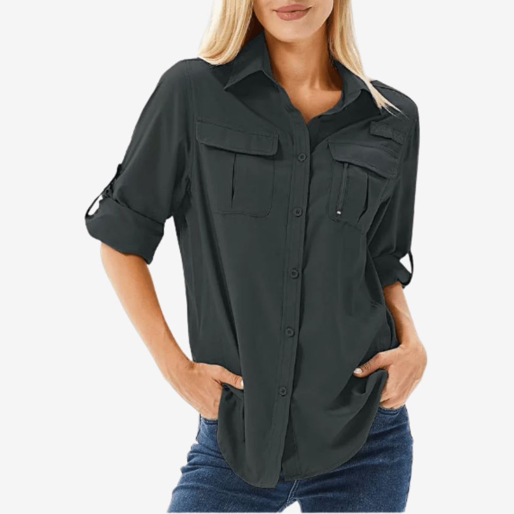 Chemise de randonnée respirante à manches longues pour femme | Montelac - Montelac