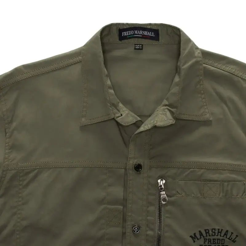 Chemise en coton respirant coupe ajustée | Montelac - Montelac