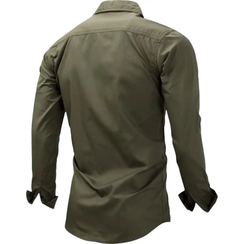 Chemise en coton respirant coupe ajustée | Montelac - Montelac