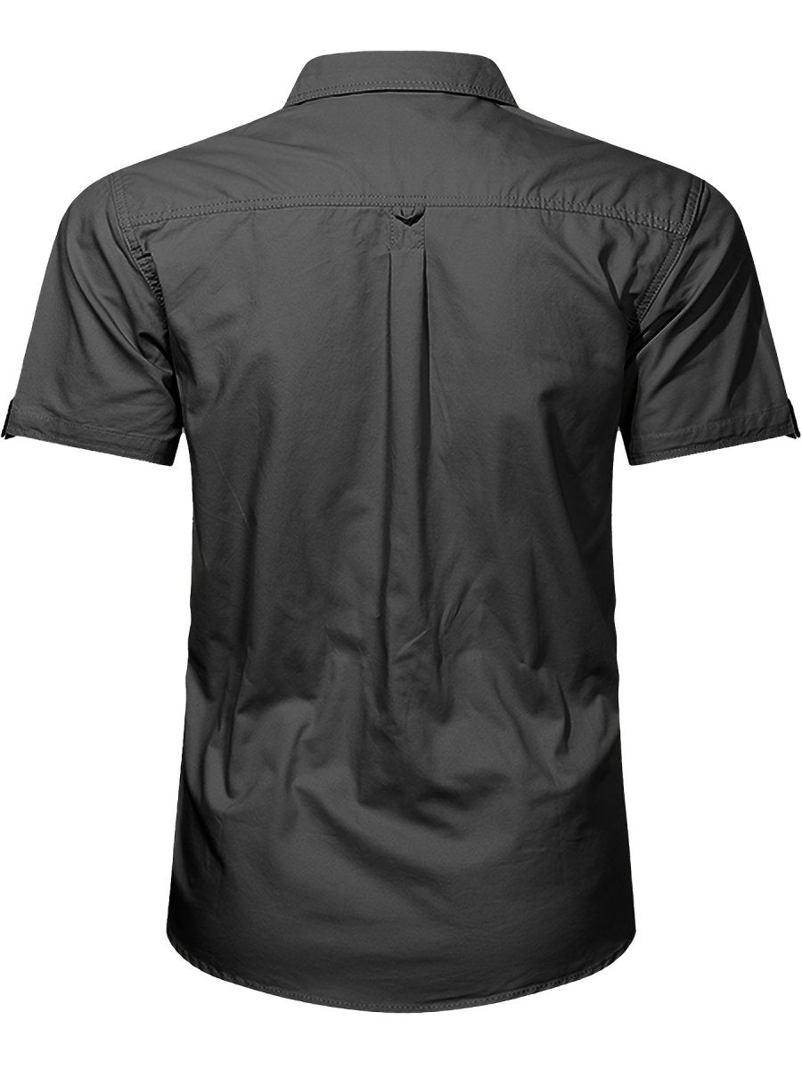 Chemise en coton respirante à poches pour homme | Montelac - Montelac