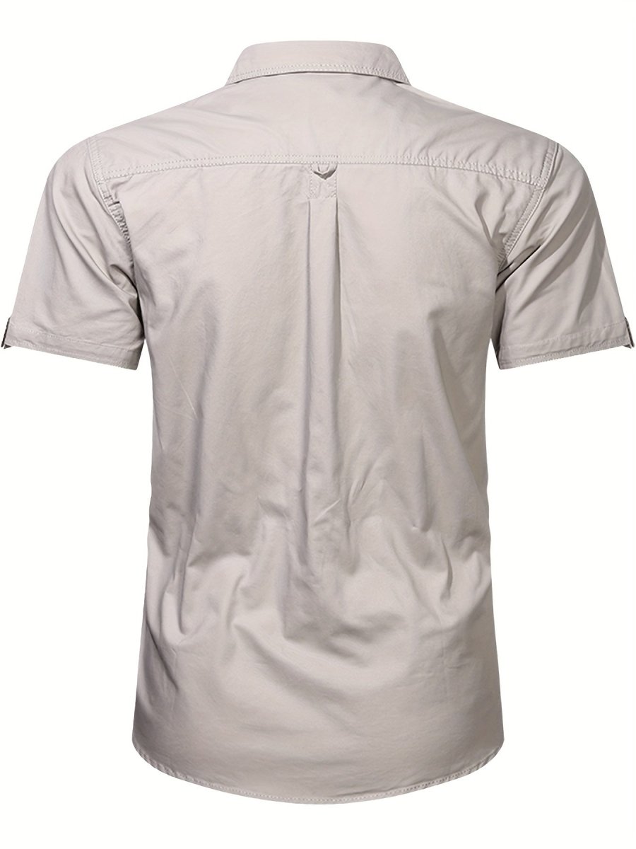 Chemise en coton respirante à poches pour homme | Montelac - Montelac