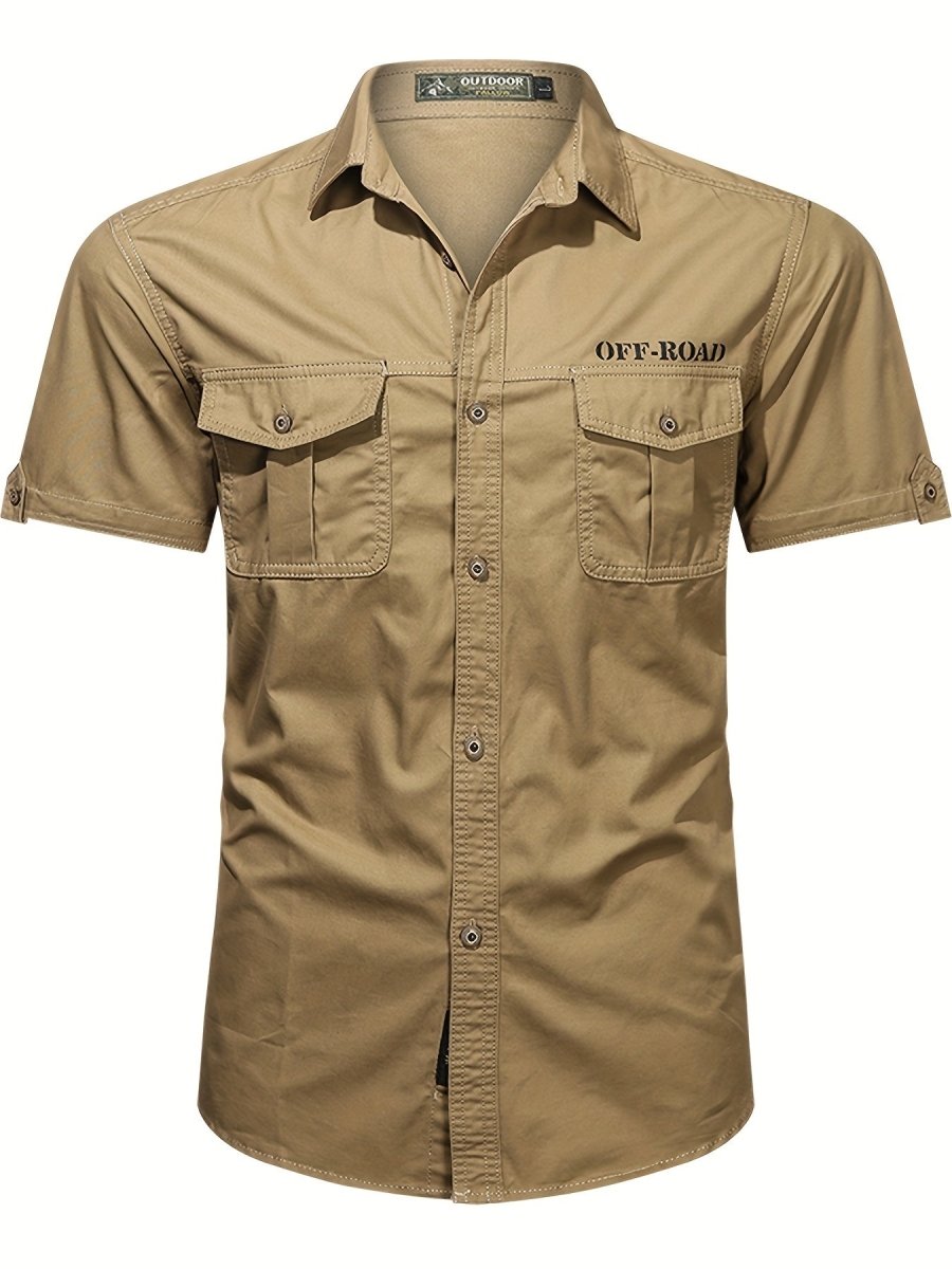 Chemise en coton respirante à poches pour homme | Montelac - Montelac