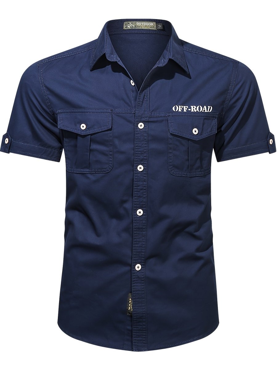Chemise en coton respirante à poches pour homme | Montelac - Montelac