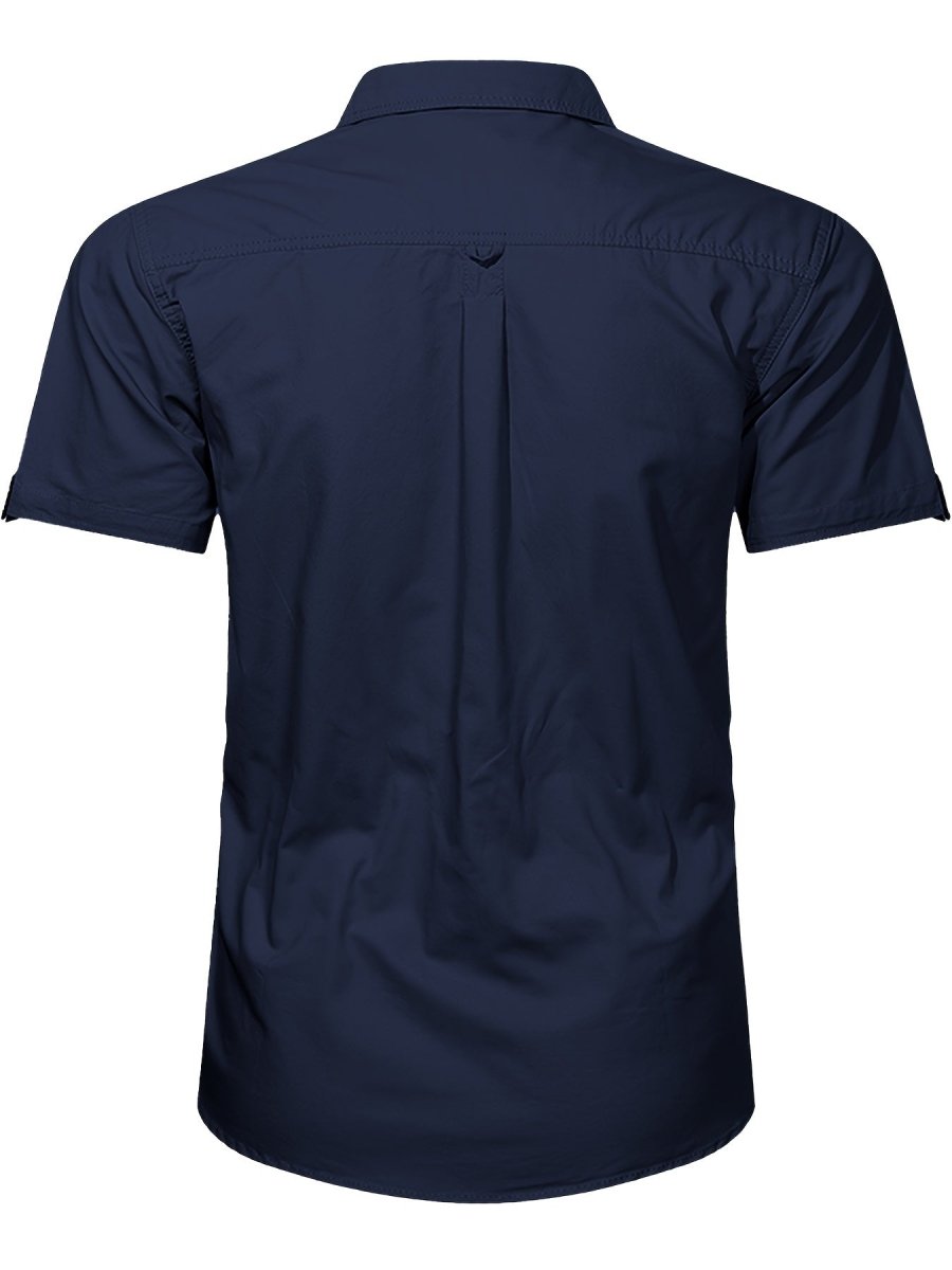 Chemise en coton respirante à poches pour homme | Montelac - Montelac