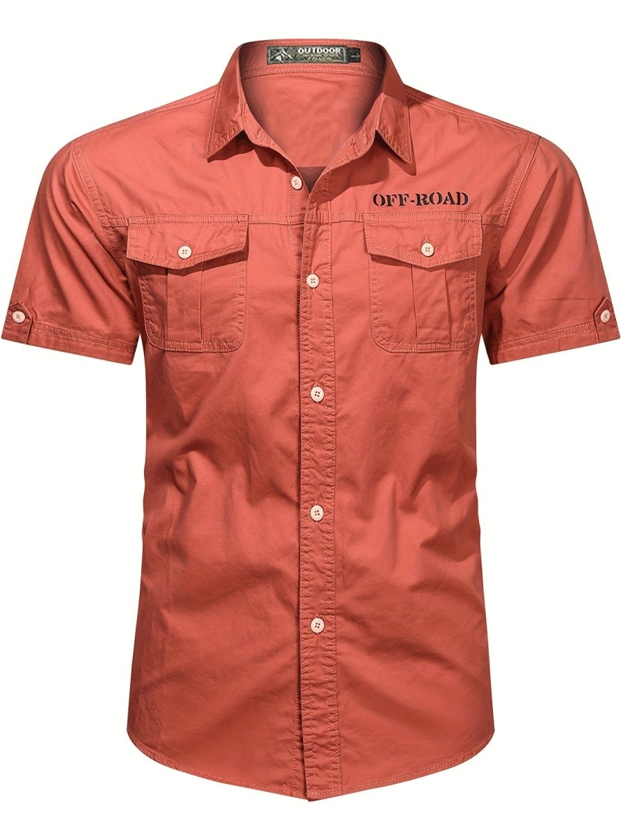 Chemise en coton respirante à poches pour homme | Montelac - Montelac