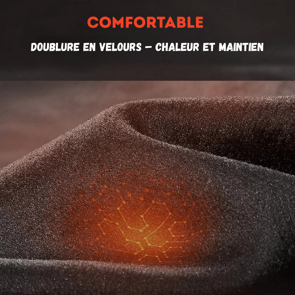 Collant thermique homme avec doublure polaire respirant | Montelac - Montelac