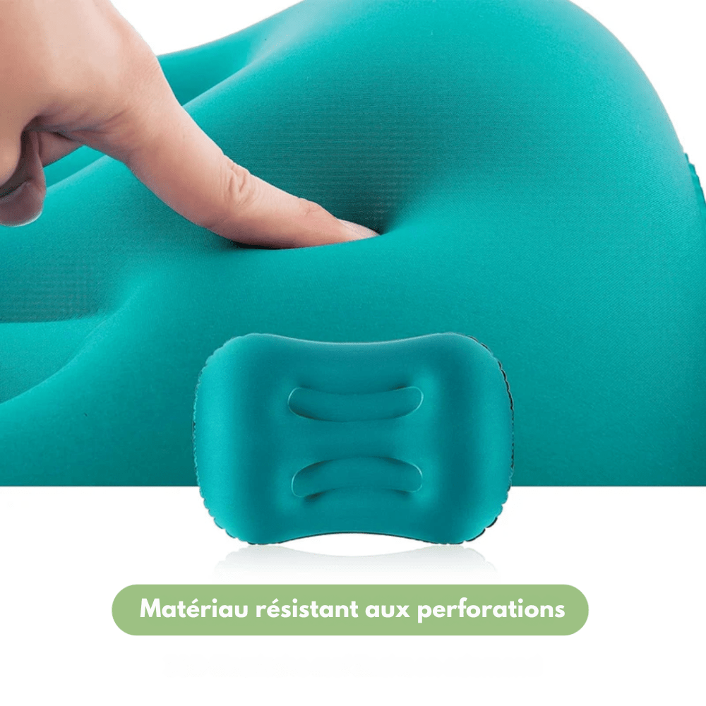 Coussin de camping gonflable léger - Compact et ergonomique - Montelac