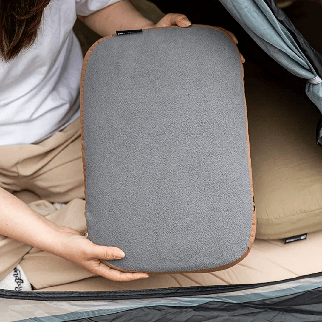 Coussin de camping portable - Mémoire de forme - Montelac