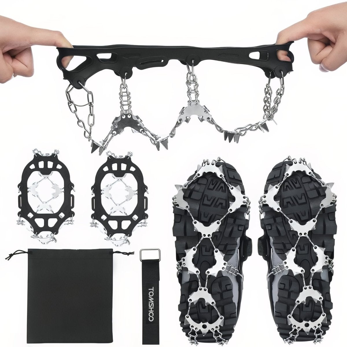 Crampons de randonnée à 32 dents antidérapants - Montelac