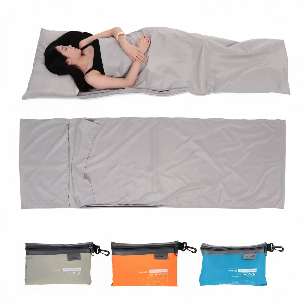 Drap de sac de couchage léger et respirant pour bivouac - Montelac
