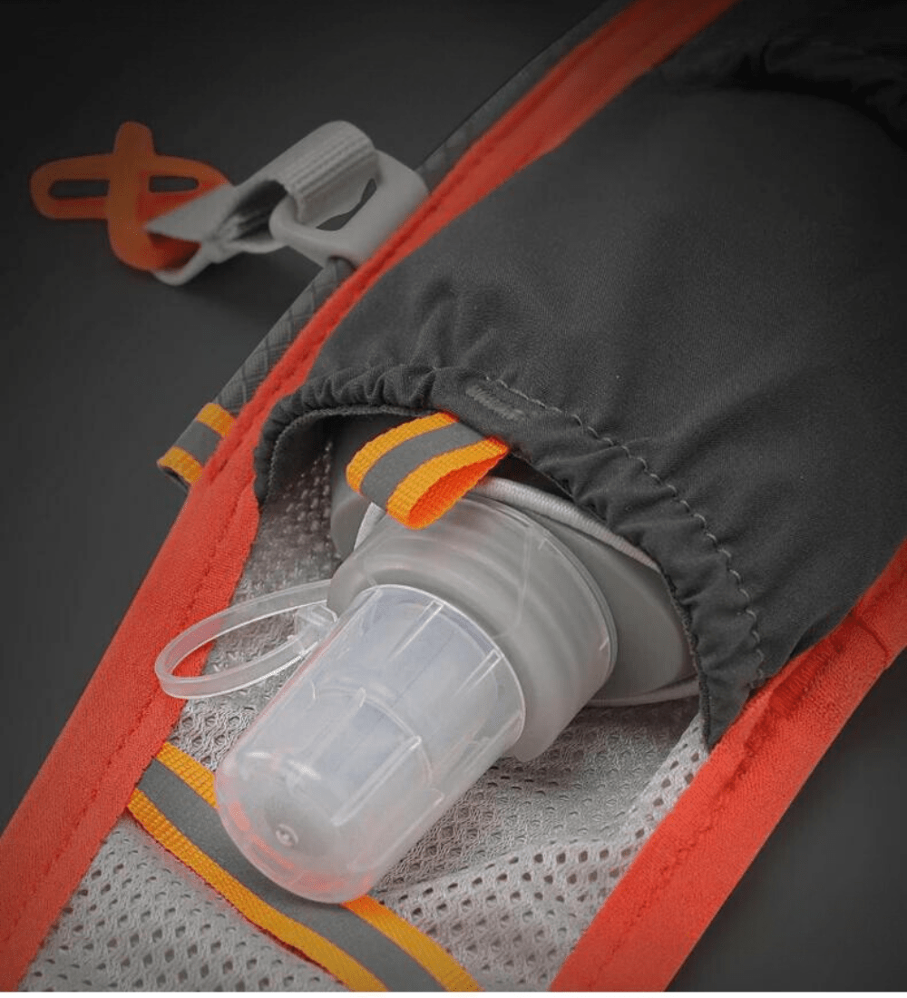 Gilet d’hydratation respirant avec 2 flasques souples - Montelac