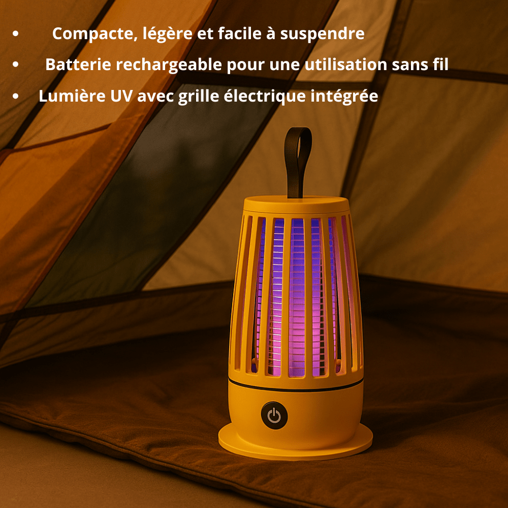 Lampe anti - insectes rechargeable compacte | Montelac - Montelac