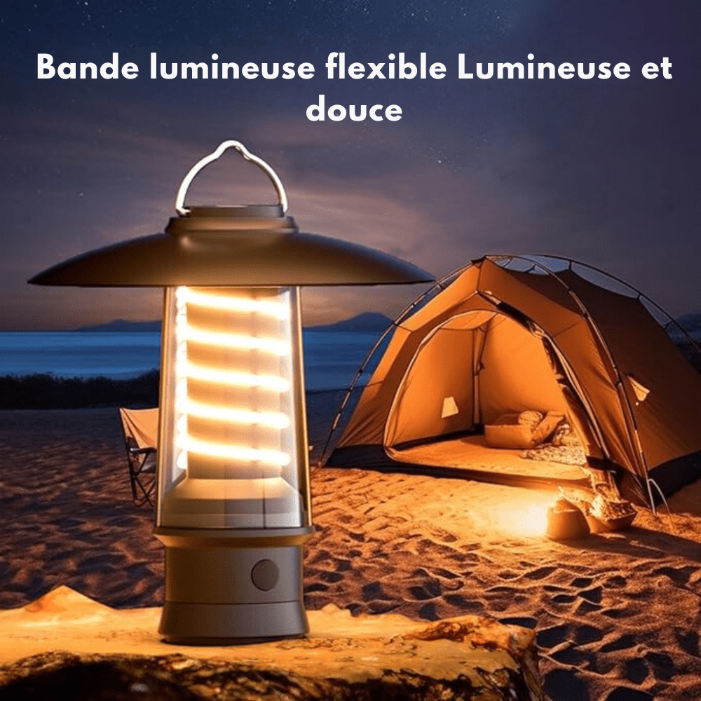 Lampe de camping multifonction - LED rechargeable - Montelac