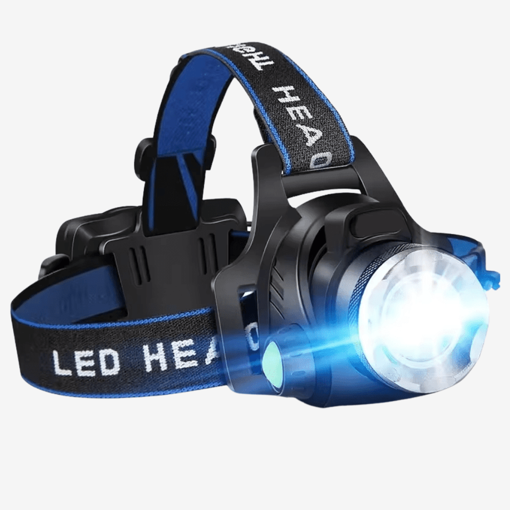 Lampe frontale étanche rechargeable avec faisceau réglable | Montelac - Montelac