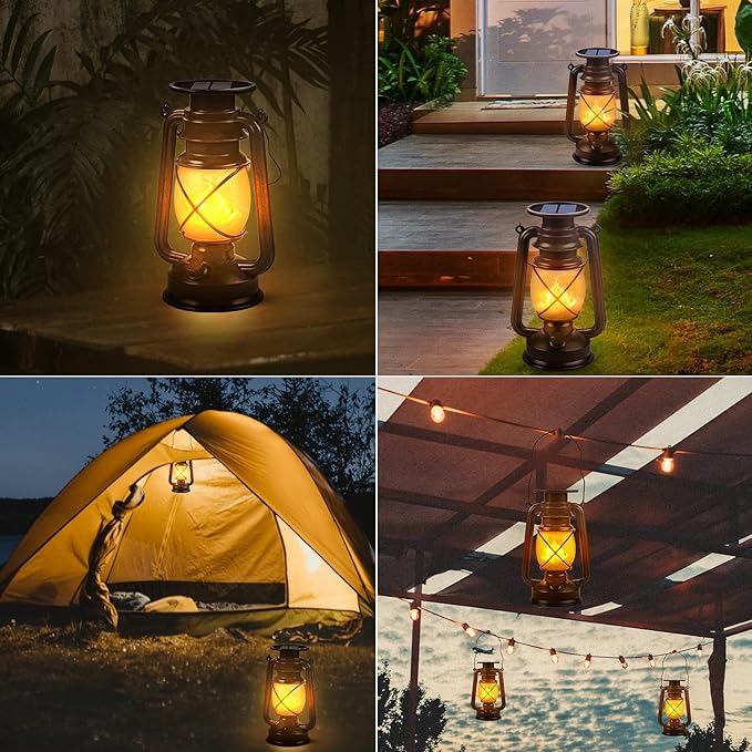 Lanterne LED rechargeable - Design rétro - Montelac