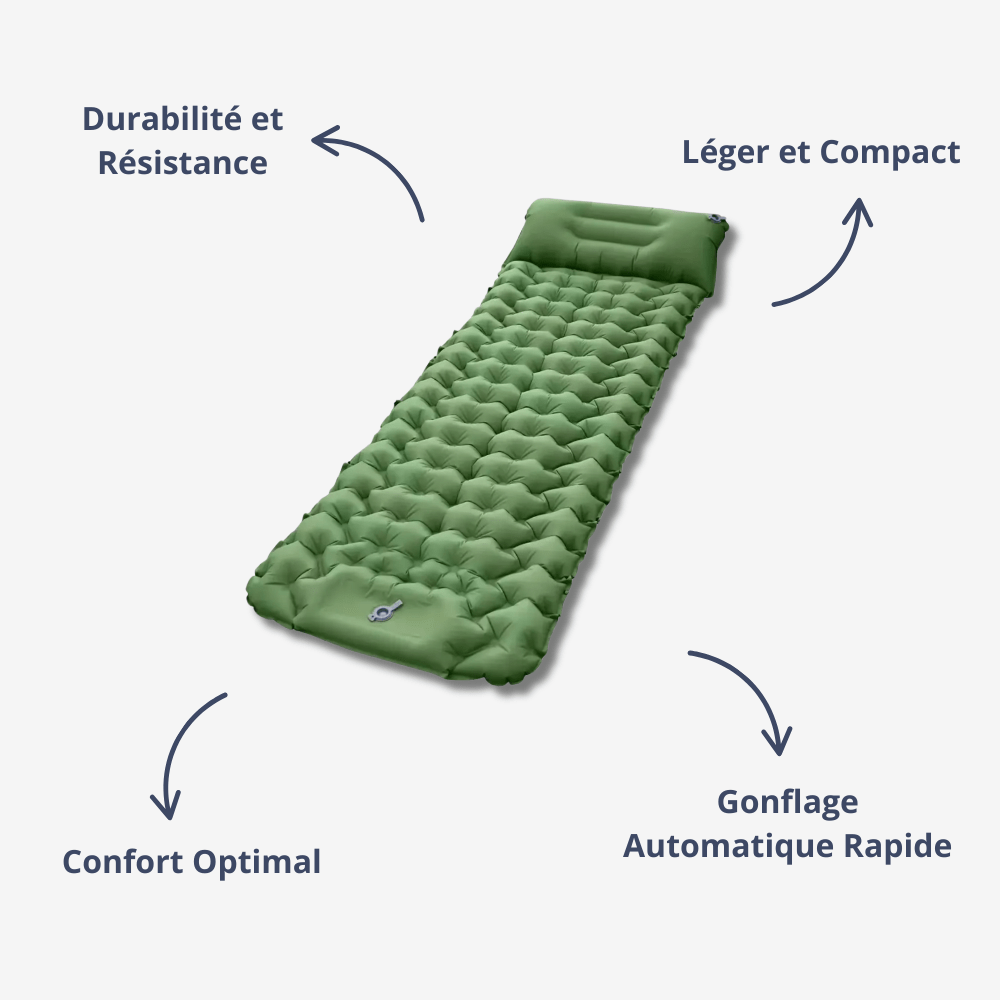 Matelas de camping autogonflant léger | Montelac - Montelac