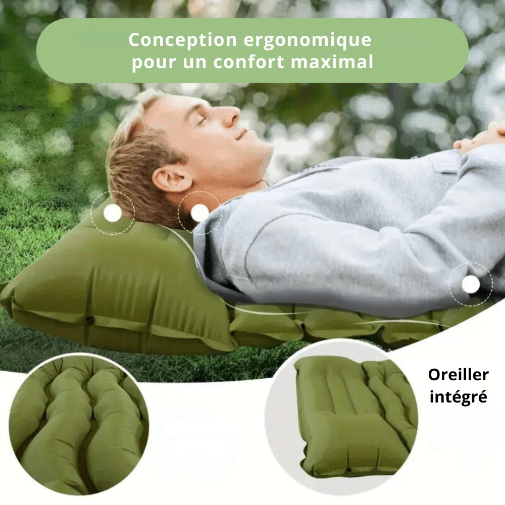 Matelas de camping autogonflant léger | Montelac - Montelac