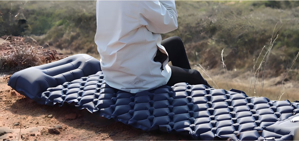 Matelas de randonnée gonflable léger pour 1 personne | Montelac - Montelac
