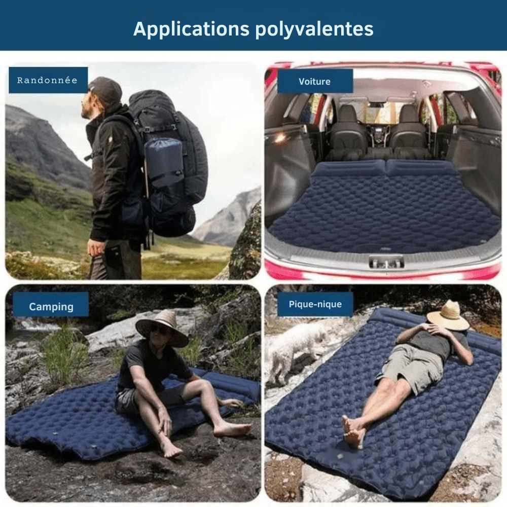 Matelas gonflable double léger et résistant | Montelac - Montelac