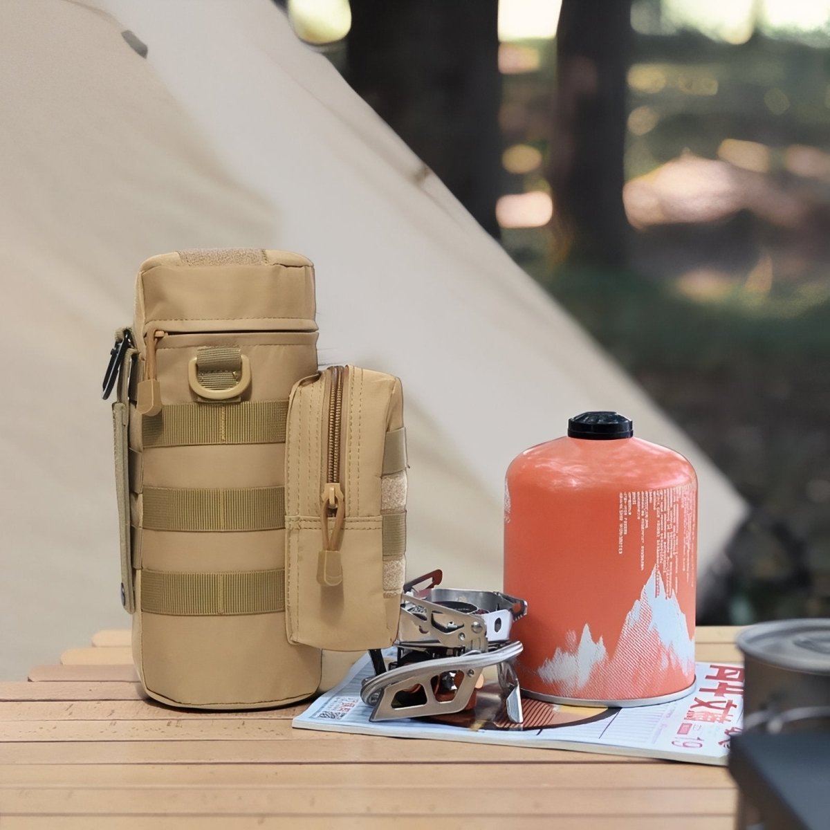 Porte - gourde tactique résistant avec fixation MOLLE | Montelac - Montelac