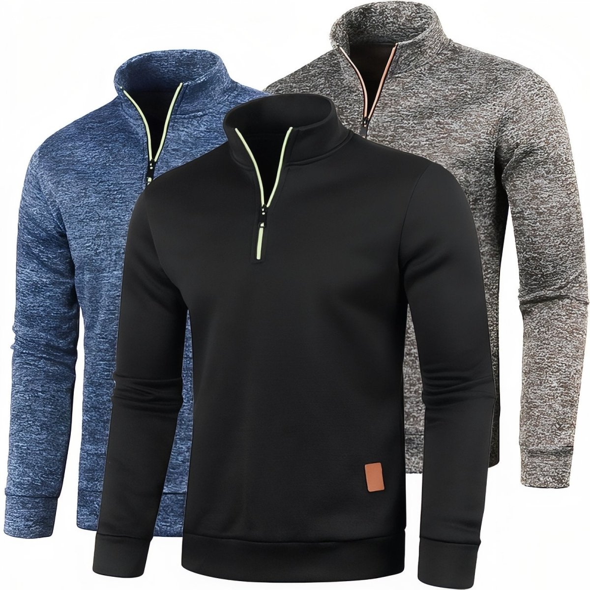 Pull de randonnée isolant à col zippé | Montelac - Montelac
