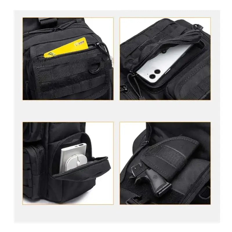 Sac à bandoulière tactique résistant et réglable | Montelac - Montelac