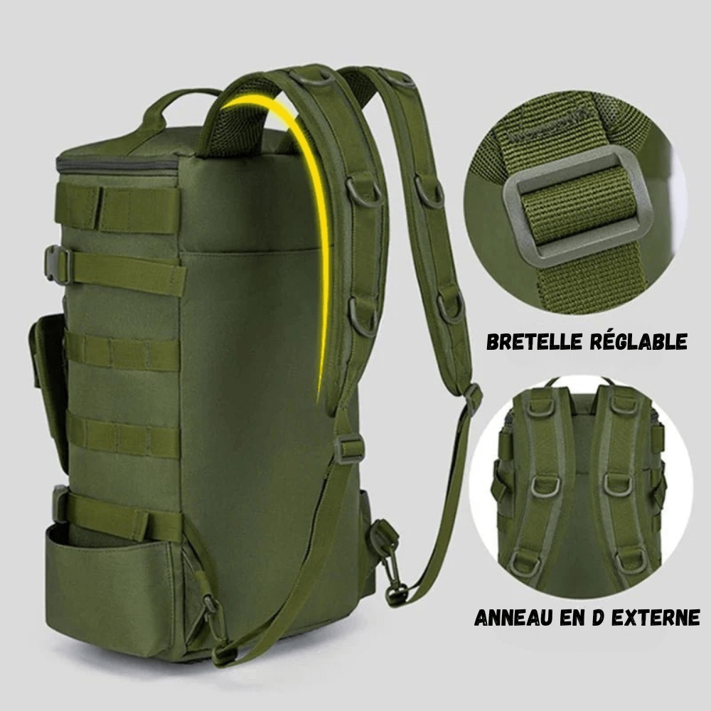 Sac à dos de pêche robuste et résistant à l’eau avec porte - cannes | Montelac - Montelac